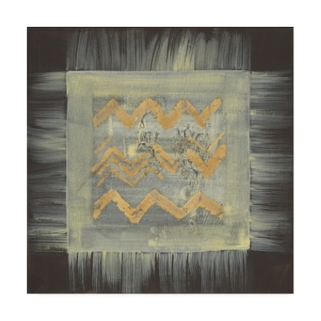 Albena Hristova 'Gold Tapestry Vi Crop' Canvas Art,18x18
